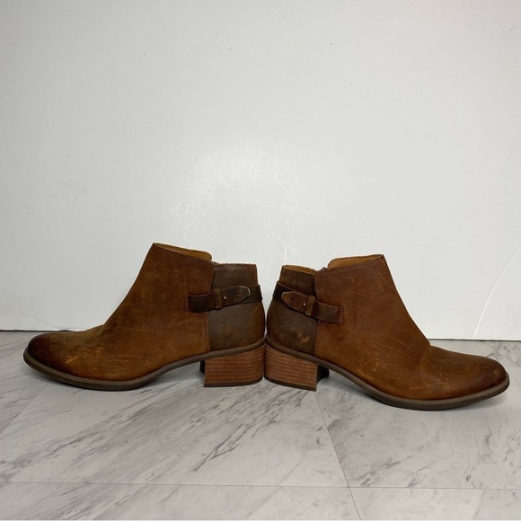 Korks Sonya Brown Leather Bootie 9 1/2 - Picture 7 of 15